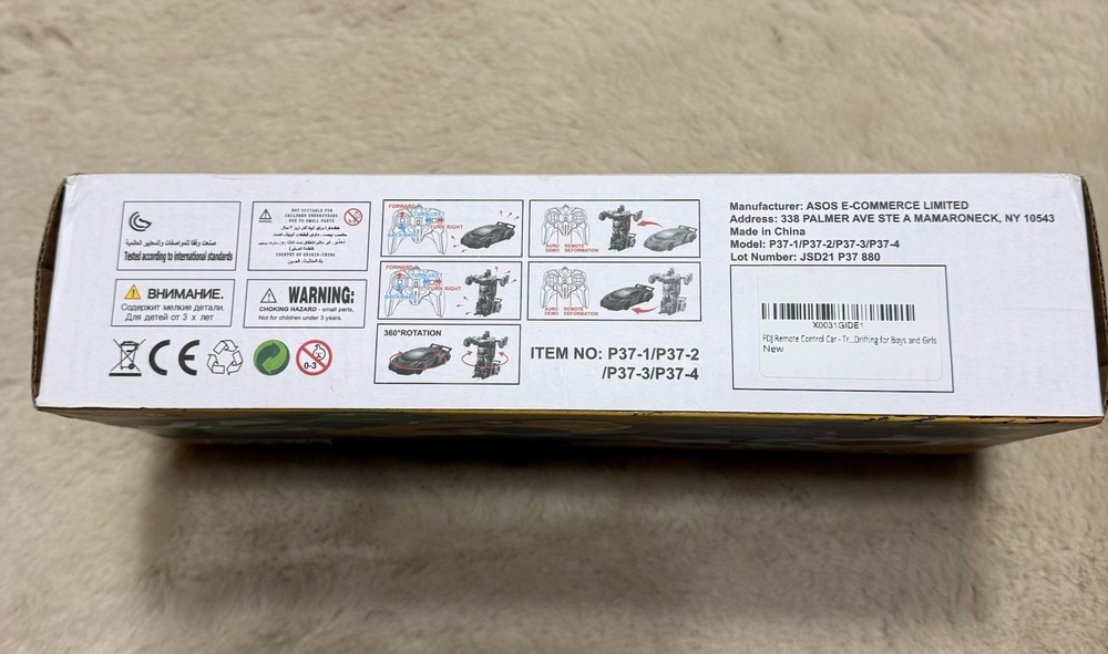 RC Transform Car Robot Toy Remote Control FDJ Age 8+ NEW Sealed