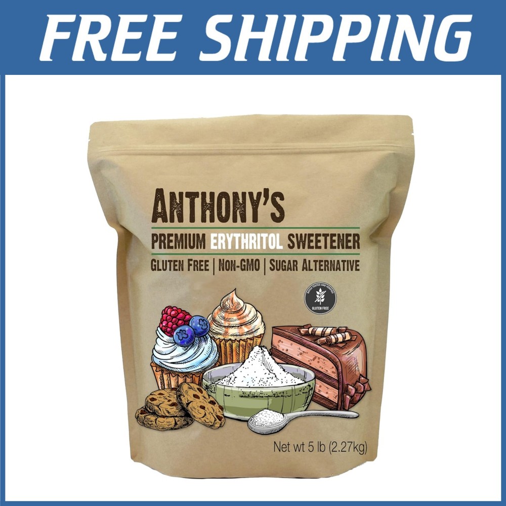 Zero Calorie Erythritol Sweetener 5 lb - Baking & Cooking