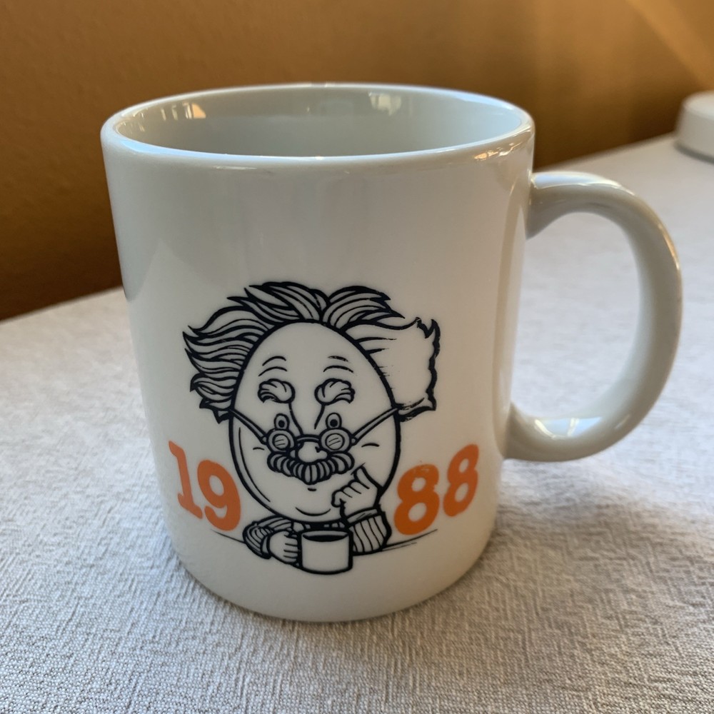 Vintage Egghead Software 1988 Mug