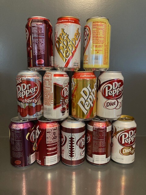 Dr Pepper Can Collector Starter Kit (12 pack)