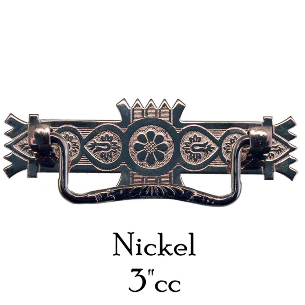 Eastlake Style Pull in Brass or Antique Brass