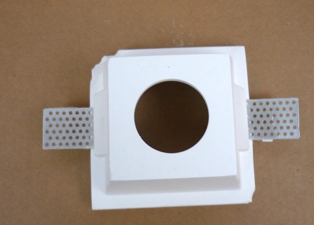 KingLed Recessed Spotlight In Square Ceramic Plaster
