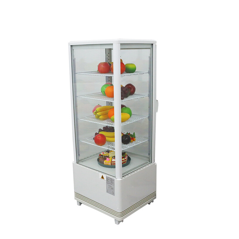 110V Vertical Refrigerated Cake Showcase 5 Layer Bakery Display Cabinet