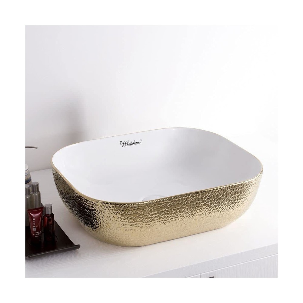 Whitehaus Collection WH71333-F04 Isabella Plus Collection Rectangular Above M...