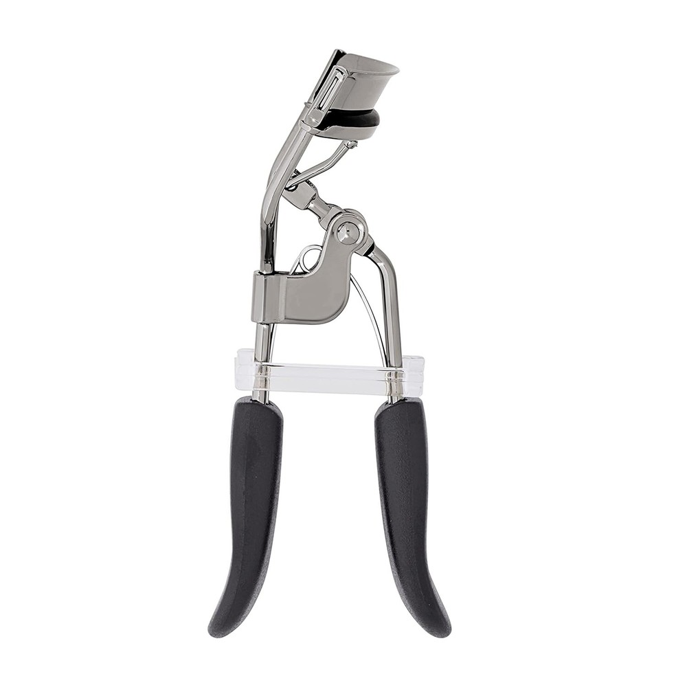 Ultimate Eyelash Curler: Strong, Contoured, & Includes Replacement Pad, Silver