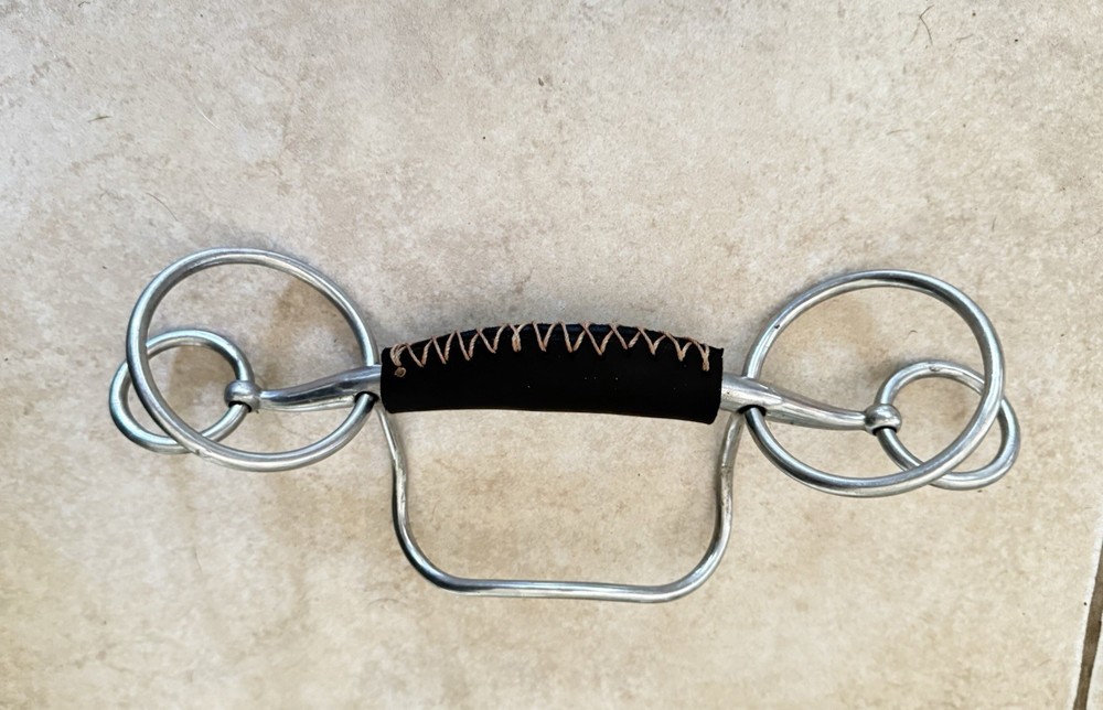 Bit 5" Leather Covered Mullen Bit - Excellent