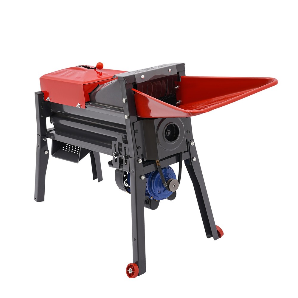 Electric Corn Thresher Sheller Threshing Stripping Machine Stripper Tool Black