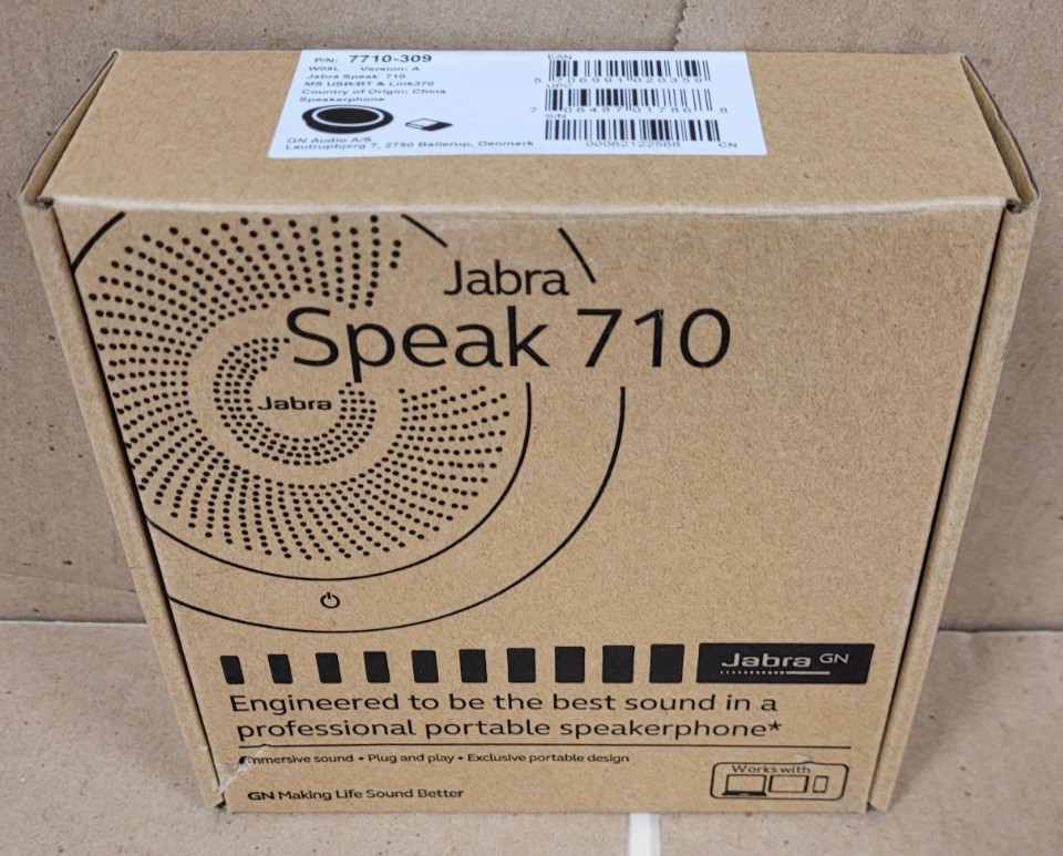 (OPEN BOX!) Jabra 7710-309 Speak 710 MS USB/BT & Link370