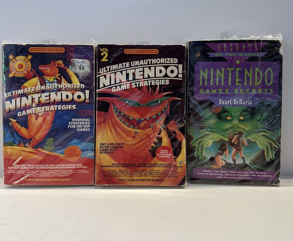 Ultimate Unauthorized Nintendo Game Stratergies -1 ,2 & Nintendo Secrets Book!
