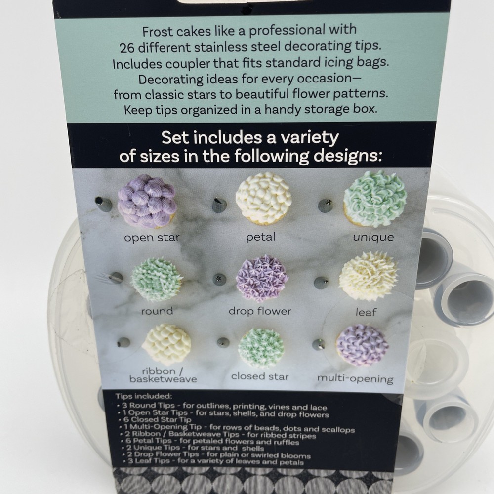 Nordic Ware Artisan Decorating Tip Set 27 Pc