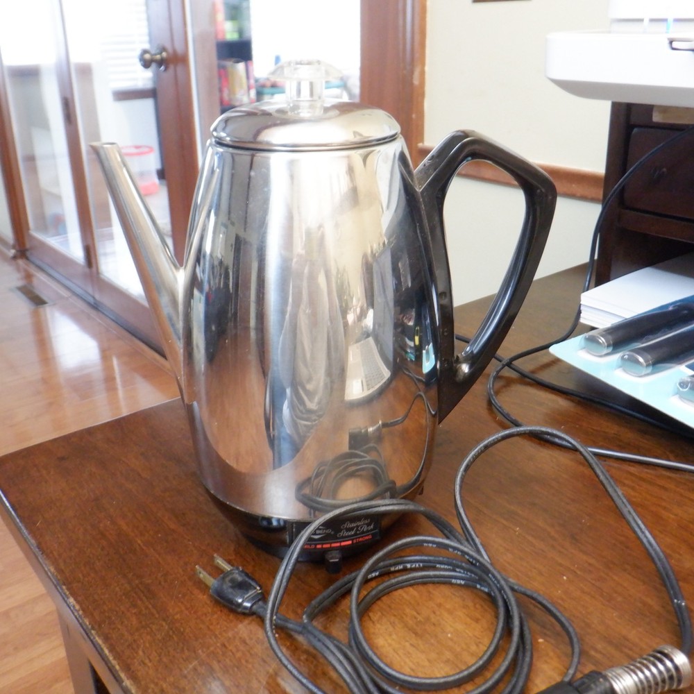 West Bend 9 Cup Stainless Steel Percolator