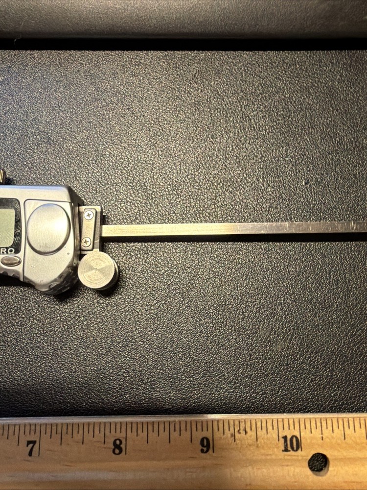 Carrera Precision Model Metal 9"Digital Calipers Needs Battery J