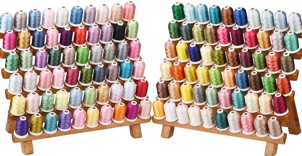 Simthread 120 Madeira Colors Polyester Machine Embroidery Thread Kit 5