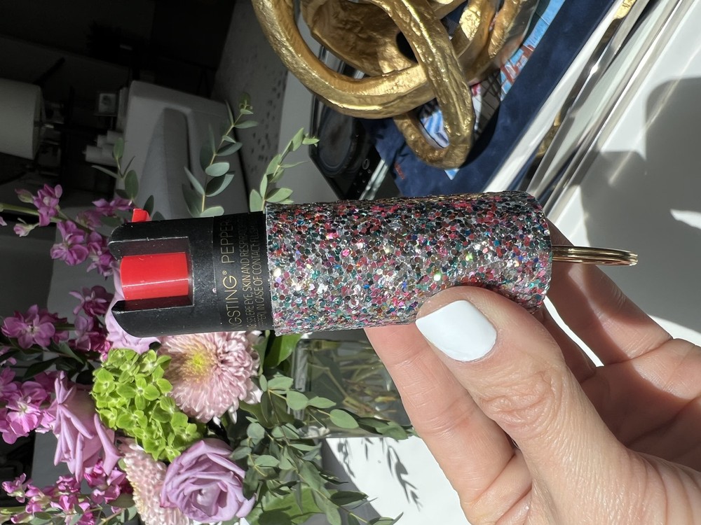 BLINGSTING Essentials Maximum Strength Pepper Spray with Key Ring.