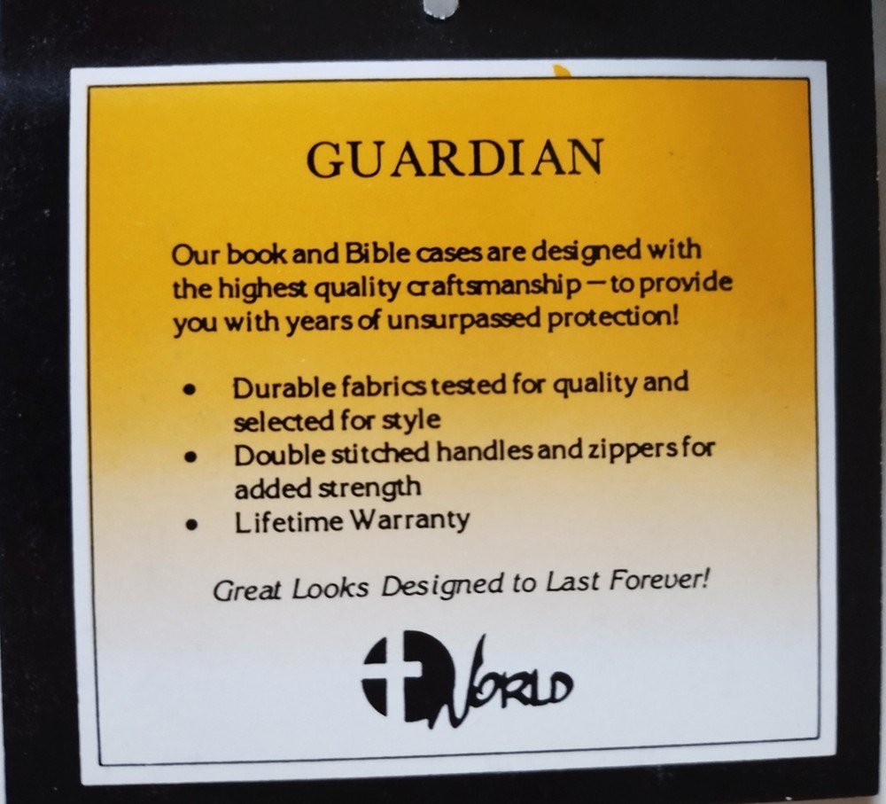 Witness Bible Case Black - Medium