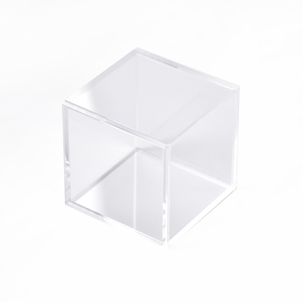 Clear Golf Ball Display Plastic Case Cube Square Stackable Holder Autograph