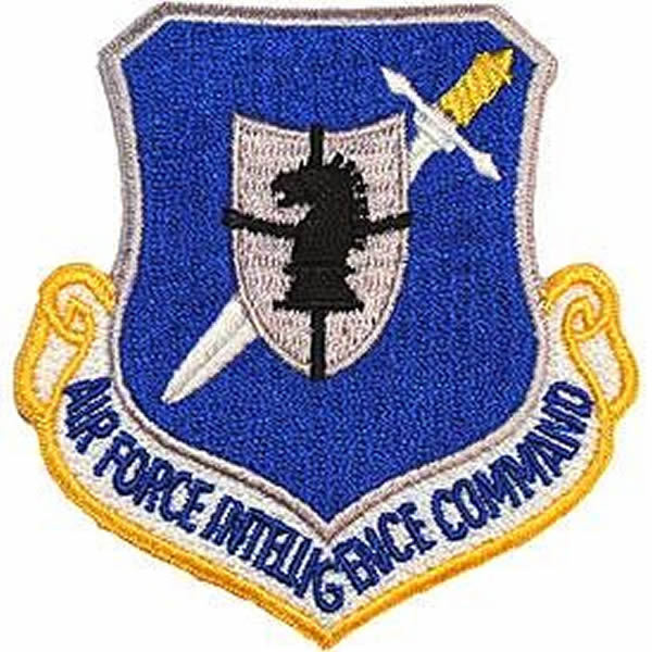 US AIR FORCE USAF INTELLIGENCE COMMAND PATCH - Color - Veteran Owned Business