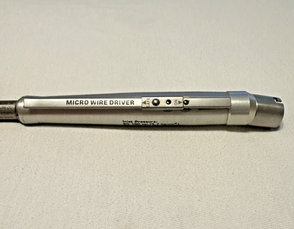Microaire 1620-100 Pneumatic Micro Wire Driver Surgical Handpiece