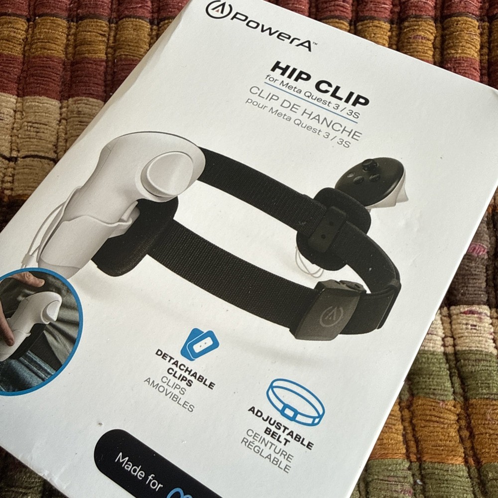 PowerA Hip Clip Black for Meta Quest 3/3S Controller