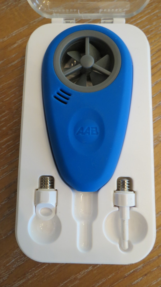 AAB SMART TOOLS ABM-200 AIRFLOW & ENVIRONMENTAL METER IN CASE