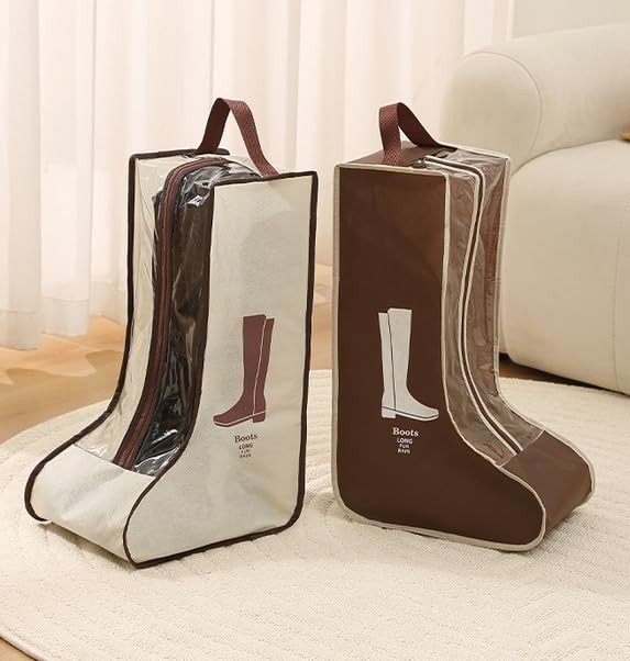 2 Set Boot Storage,Portable Short Boots and Tall Boots Storage or Protector B...