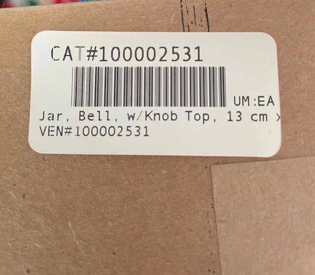 5X9 bell jar with vacuum plate