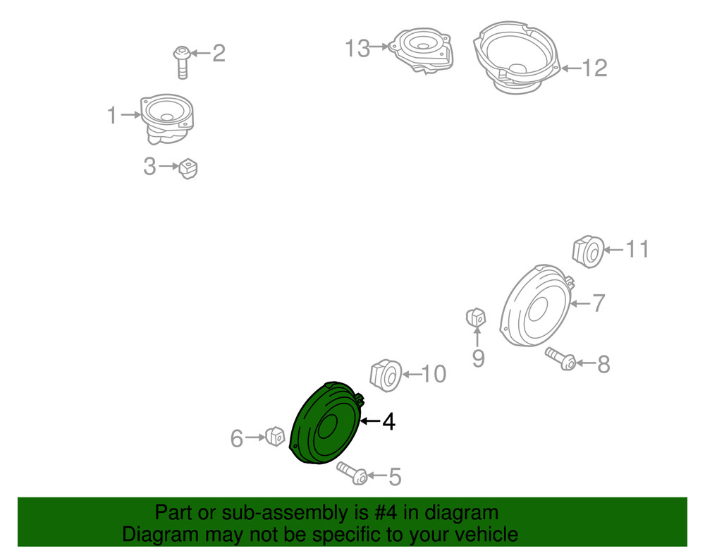 Genuine Ford Speaker DS7Z18808F