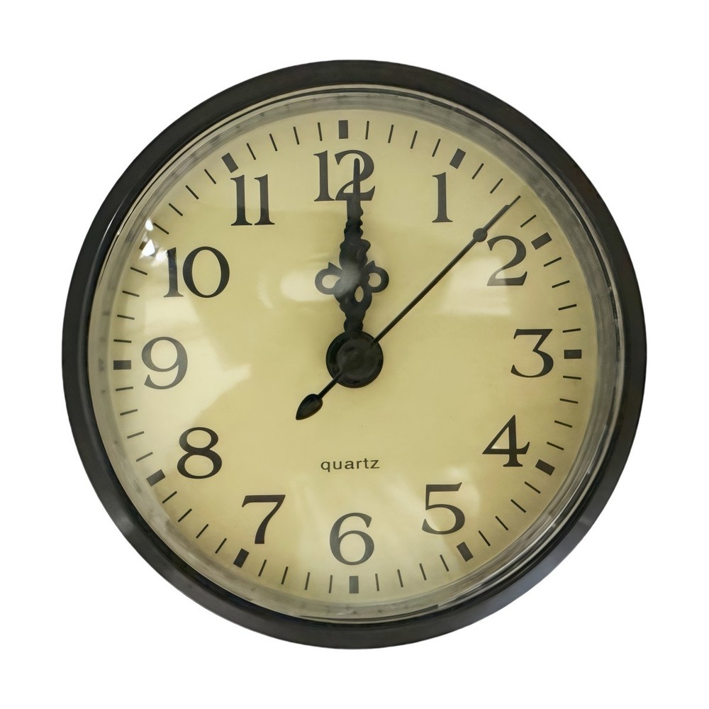 Silent Movement Quartz Clock Insert with Arabic Numbers for DIY Crafting