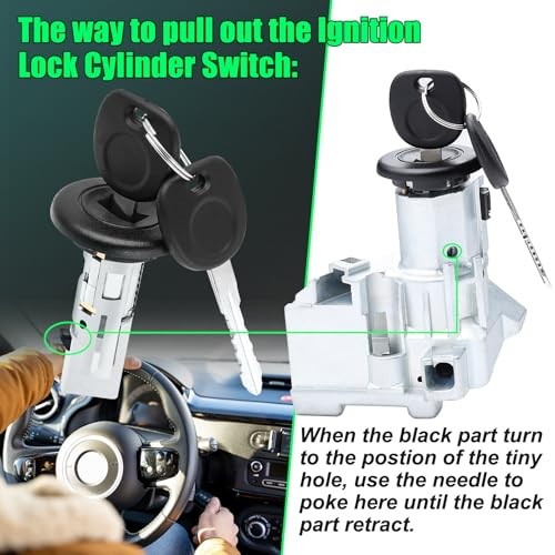 Ignition Lock Cylinder Switch & Ignition Lock Cylinder Housing for Chevy