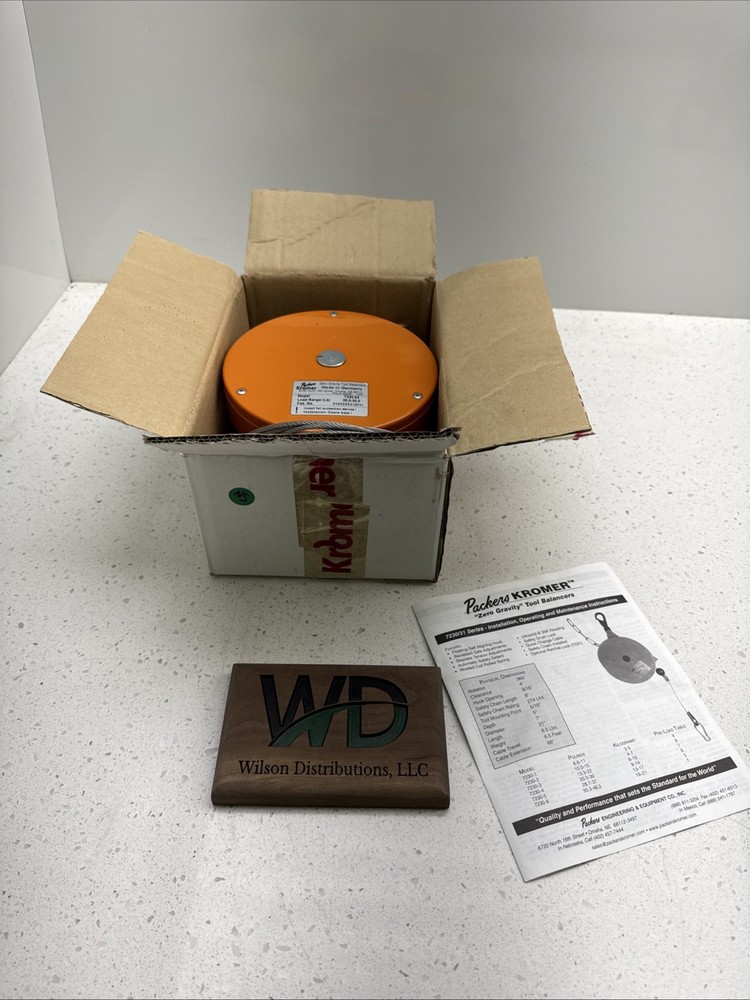 Packers KROMER 7230-04 Zero Gravity Tool Balancer, New!