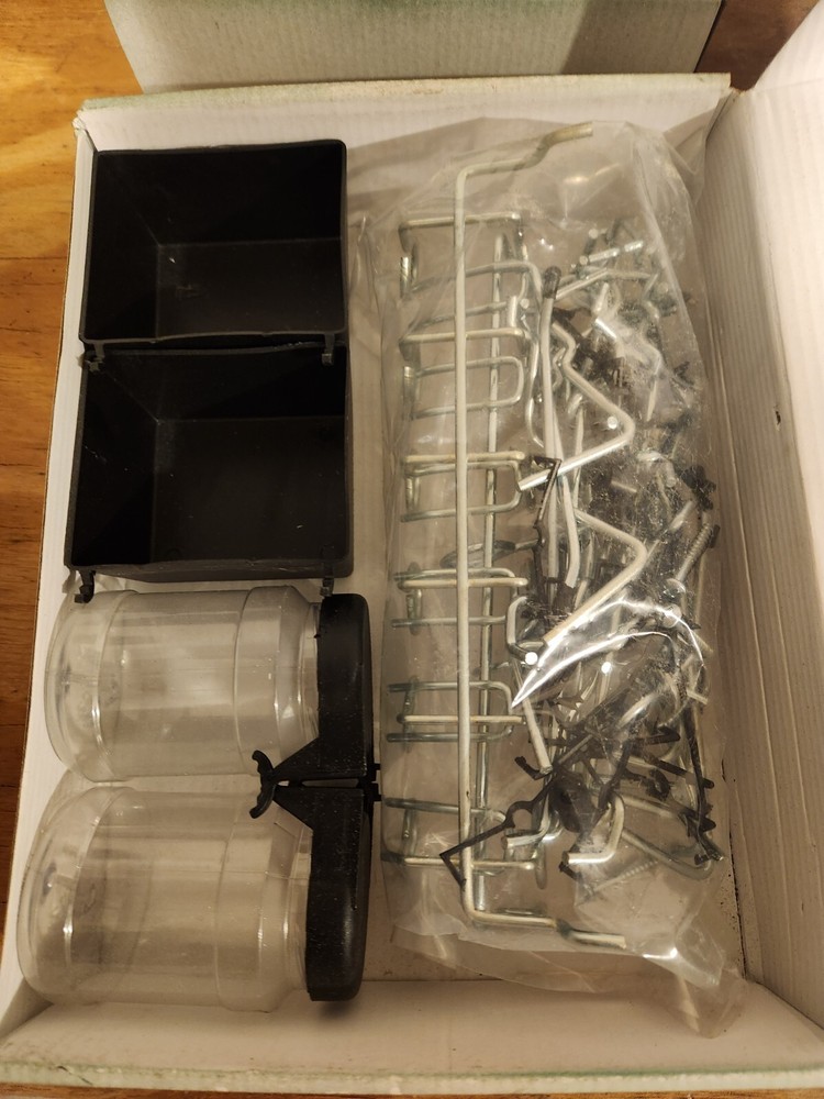 2 Sets of 43-Piece Peg Board Hook Sets