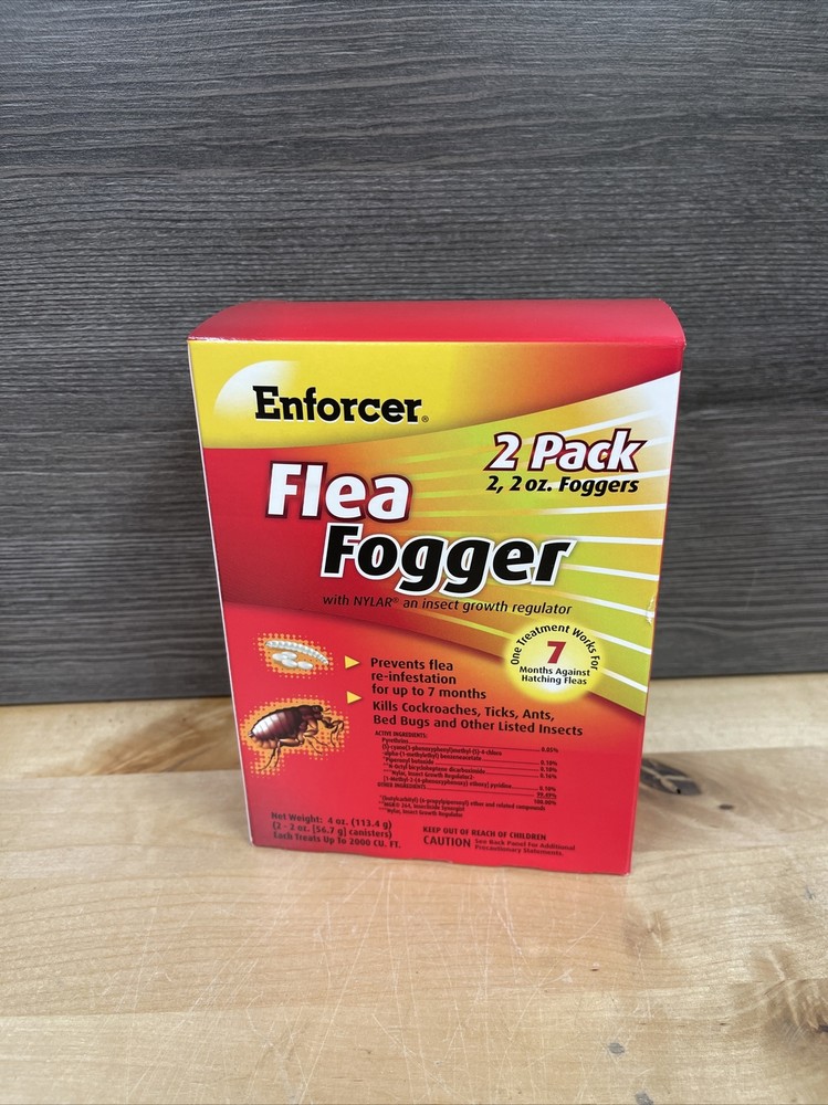 Enforcer Flea Fogger 2 Pack New