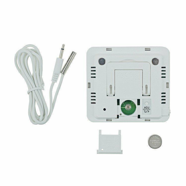 Digital Fridge Freezer Thermometer w/Temperature Alarm and Max Min Function ℃/℉