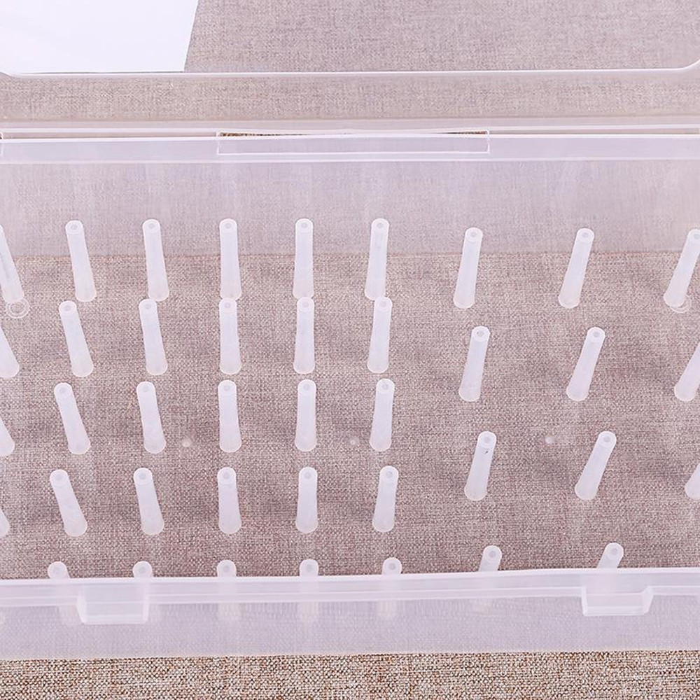 Sewing THRead Storage Box Container Case Holder 42pcs Pillar