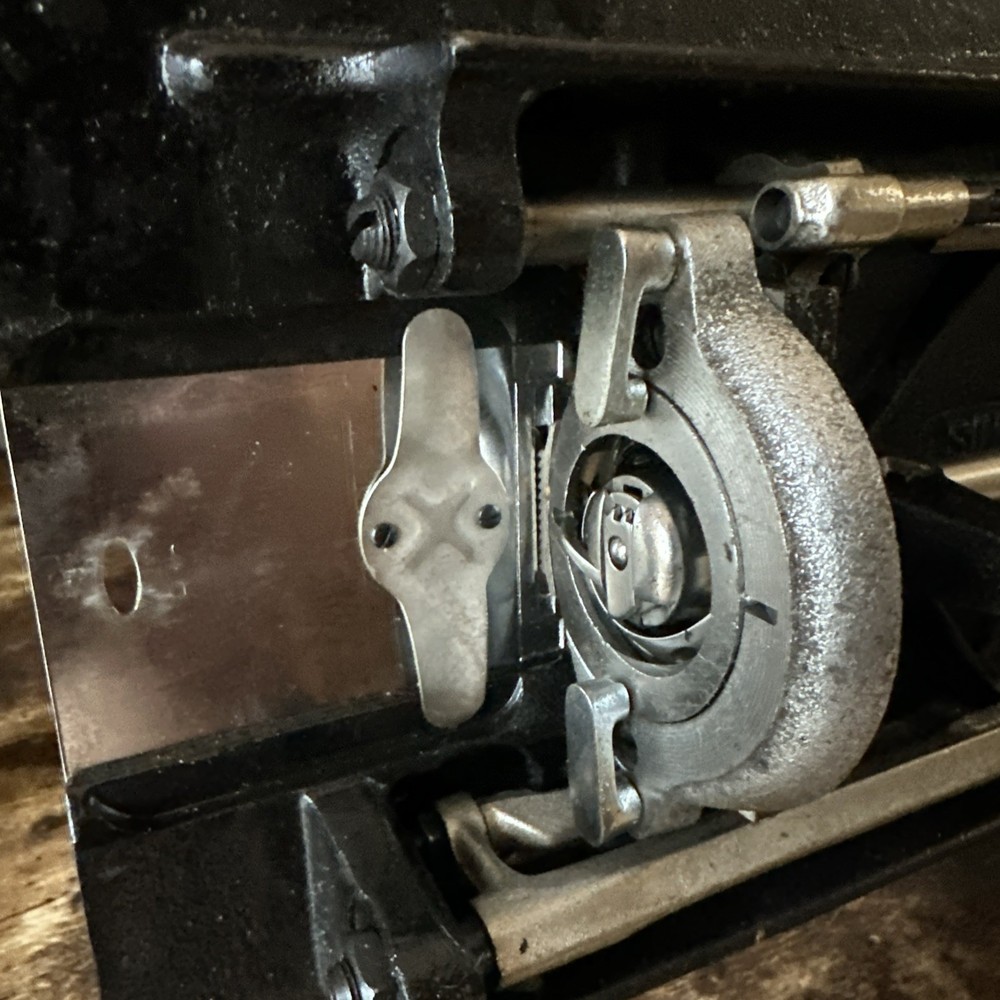 Antique SINGER Egyptian Style Sphinx Sewing Machine Set