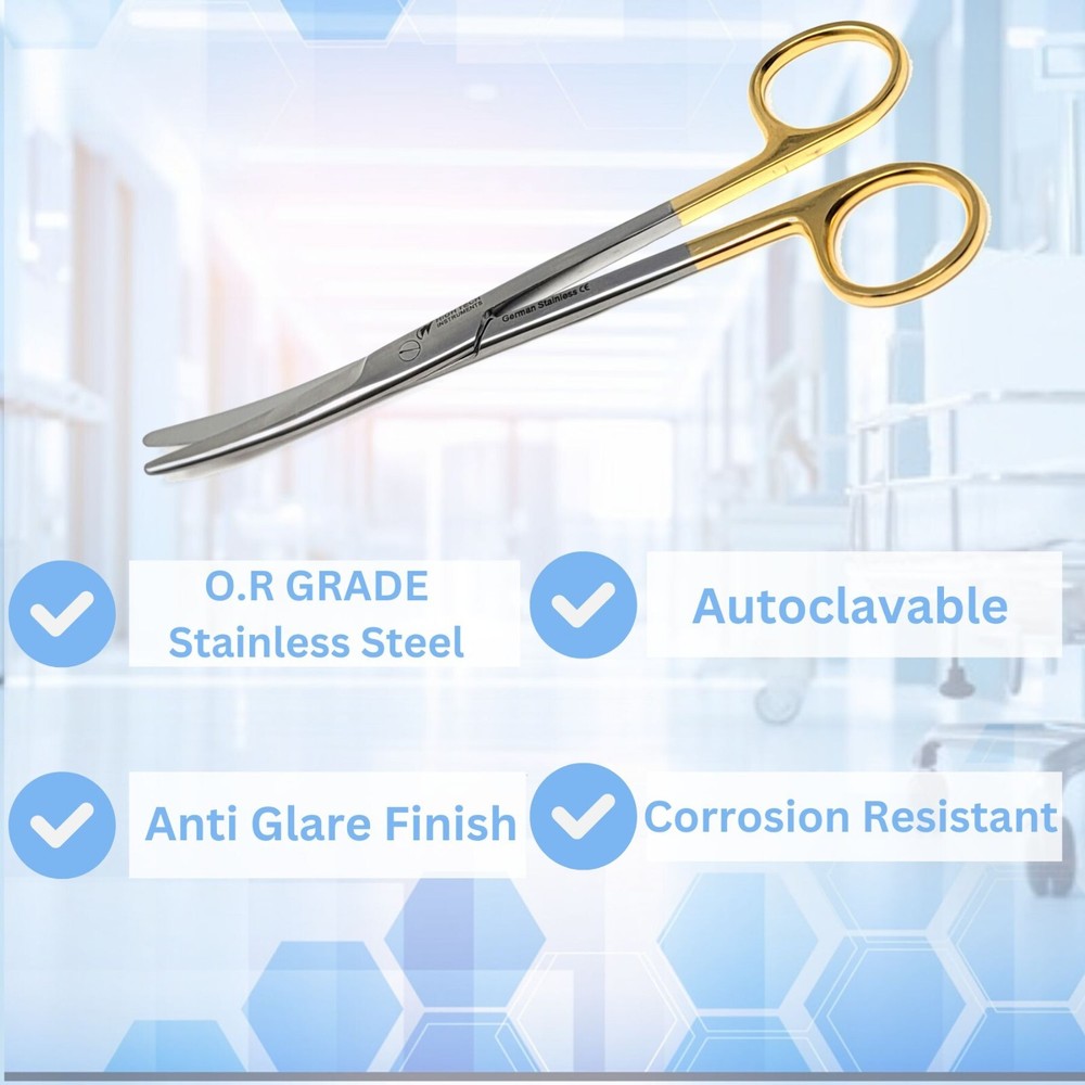 Mayo Scissors 6.75" Curved Surgical Dissecting Veterinary Instruments OR Grade