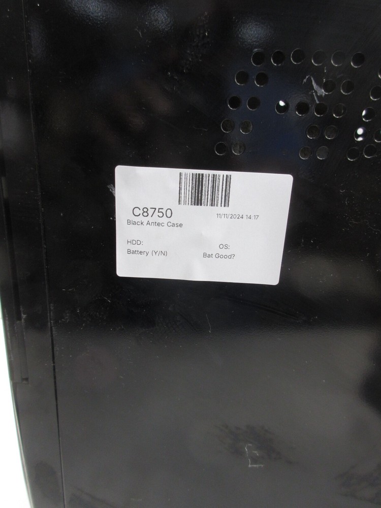 Black Antec ATX Desktop Computer Gaming Case