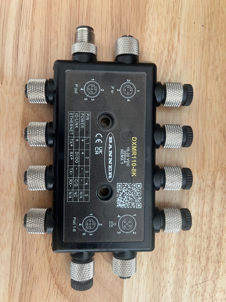 Banner Engineering DXMR110 8-port IO-Link Master/Controller