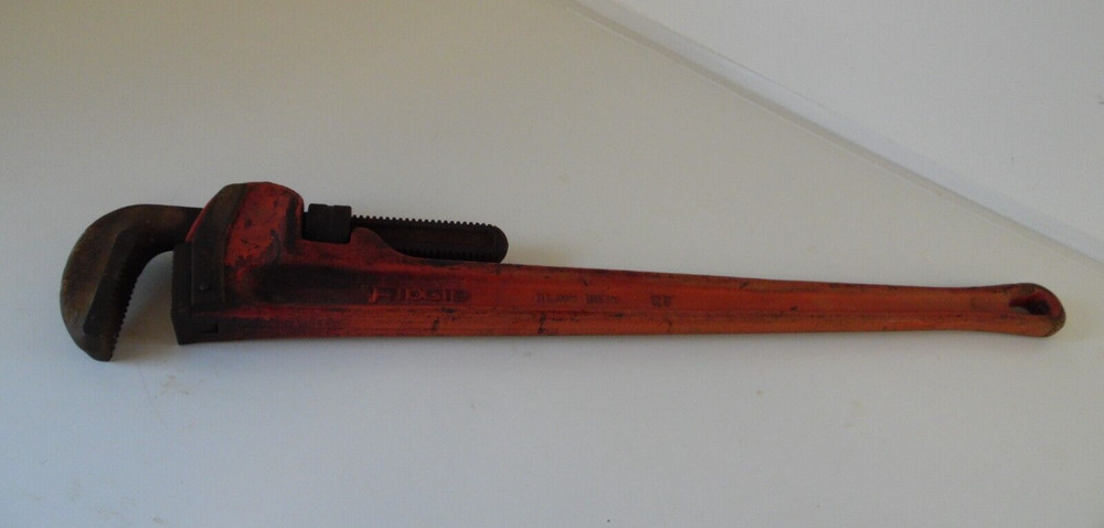 Ridgid Model 36 36-Inch Multi-Sided Secure Grip Straight Pipe Wrench!