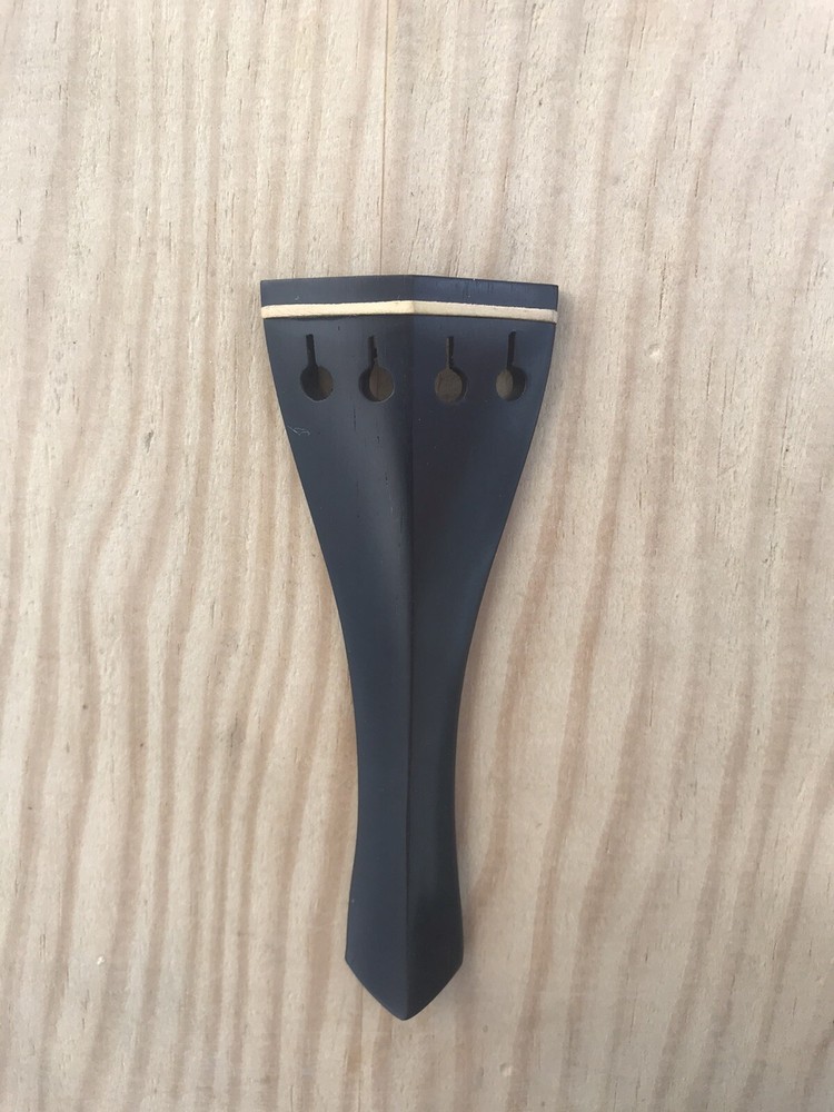Natural solid ebony black high quality ebony violin accessories 4/4