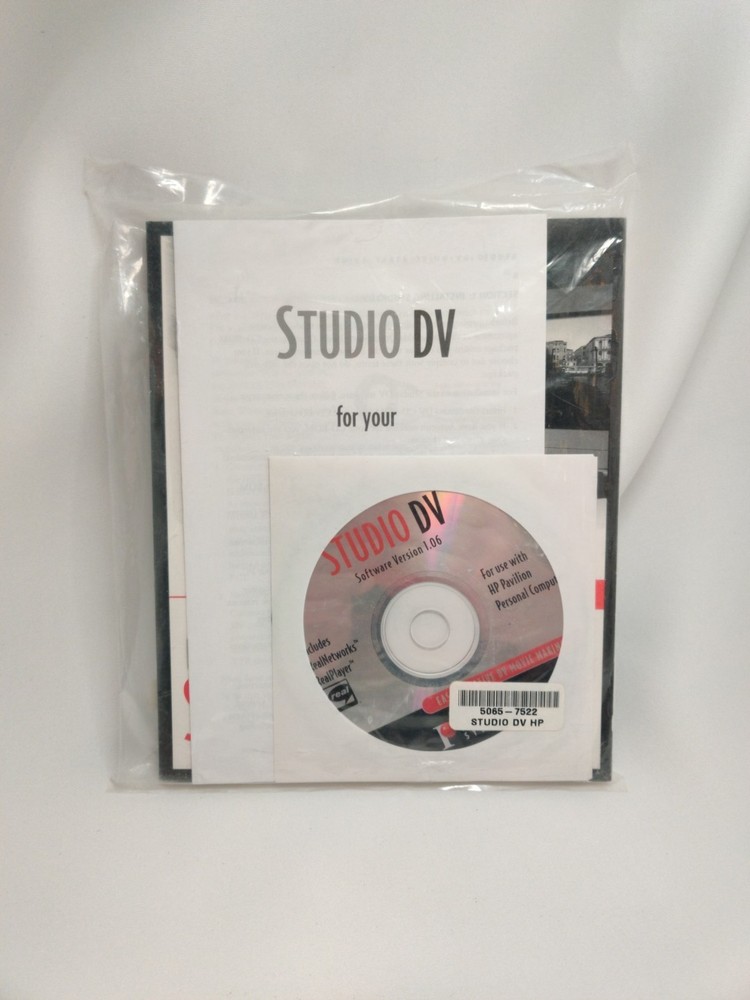 Pinnacle Systems STUDIO DV 1.06 Video Editing Software DVD