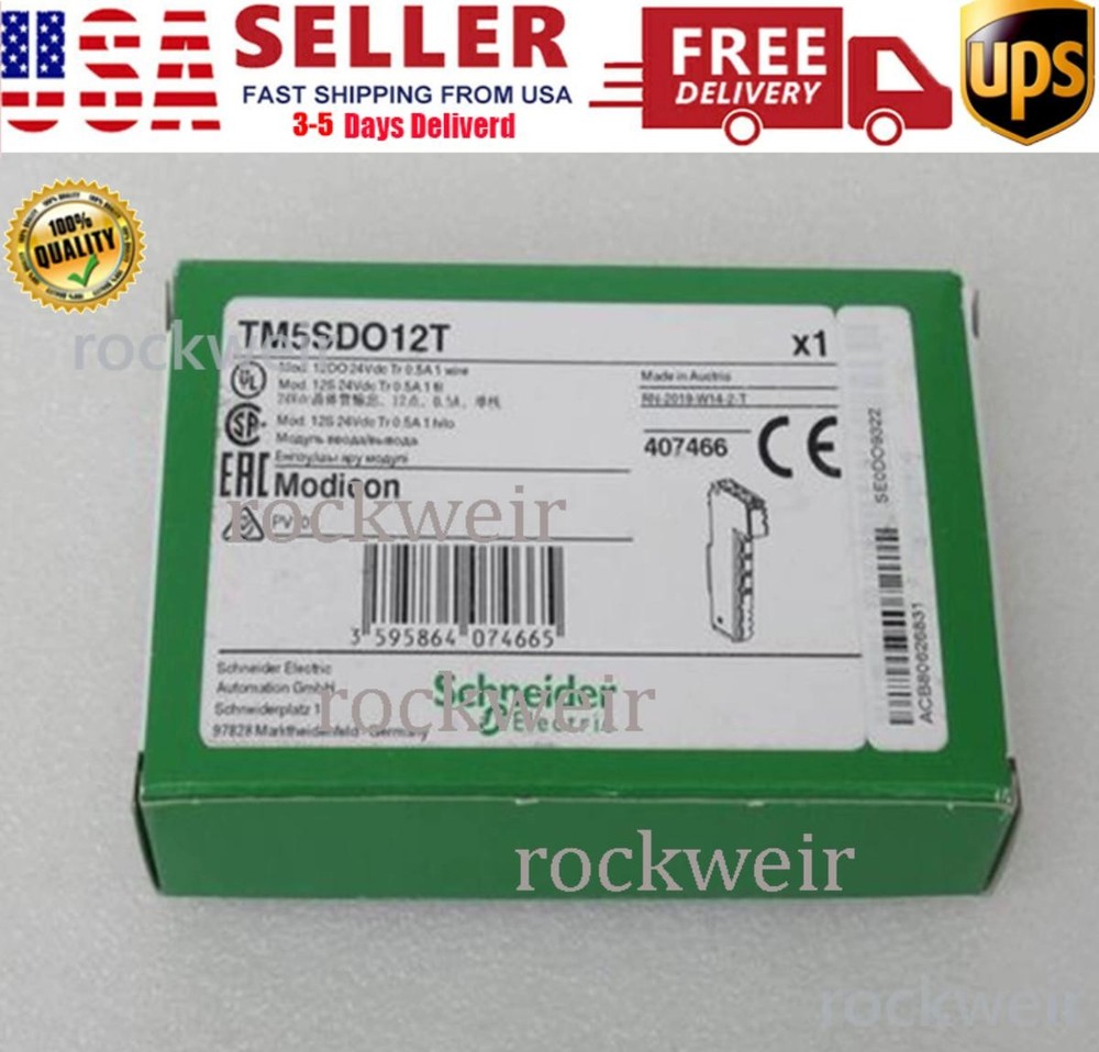 NEW SCHNEIDER TM5SDO12T Digital Output Module US Free TAX