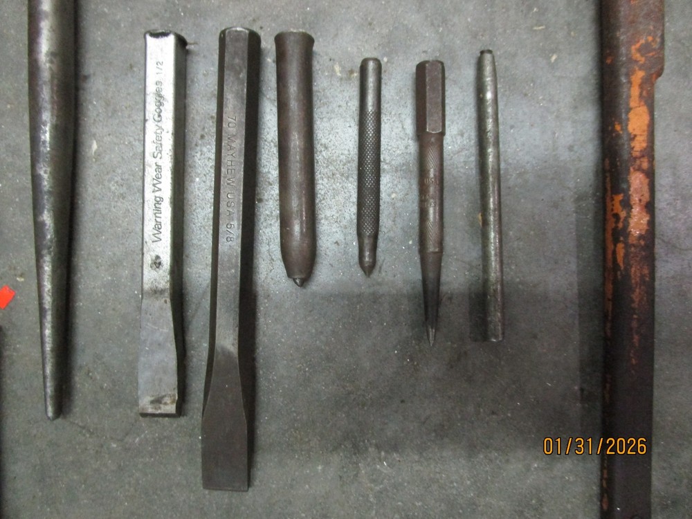 Lot USA Punches & Chisels