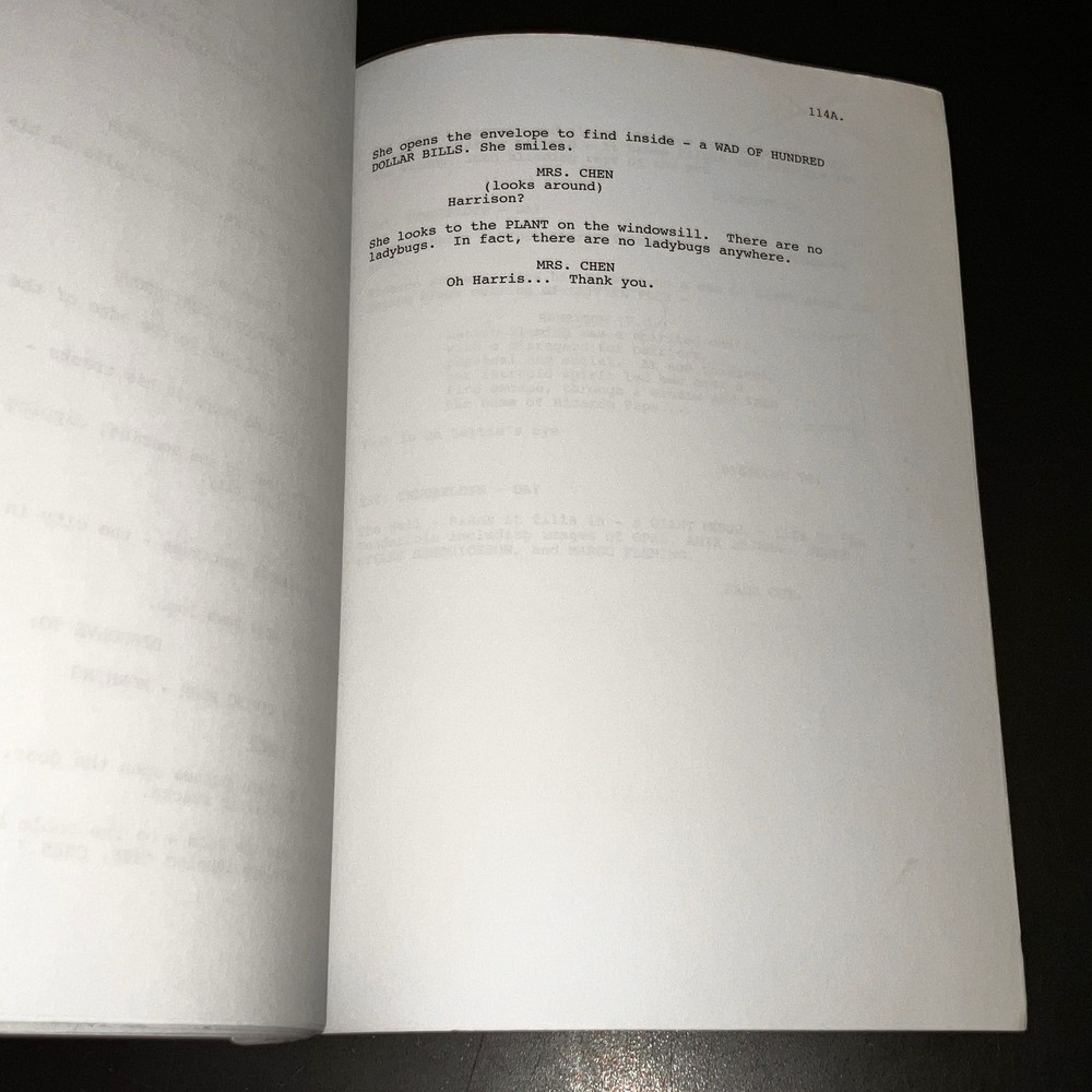 HARRISON MONTGOMERY (2008) Martin Landau's Script w/NOTES / Magic & Money+ COA!