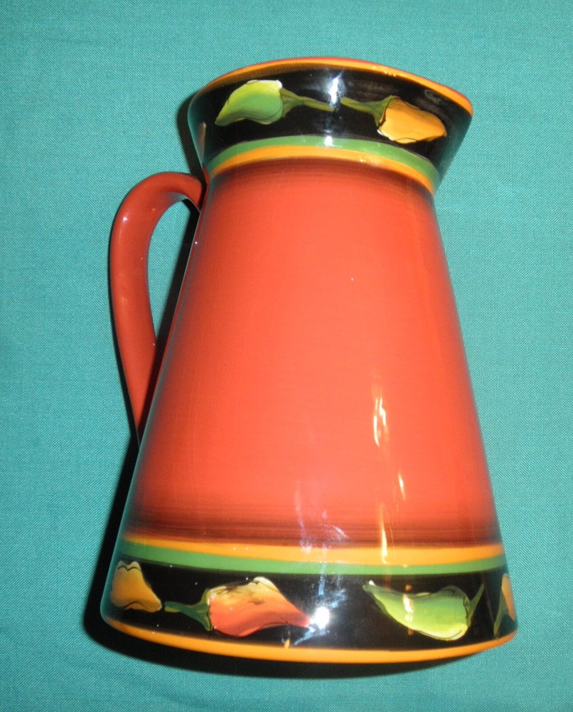 Clay Art Jalepeno Pitcher- Excellent Condition