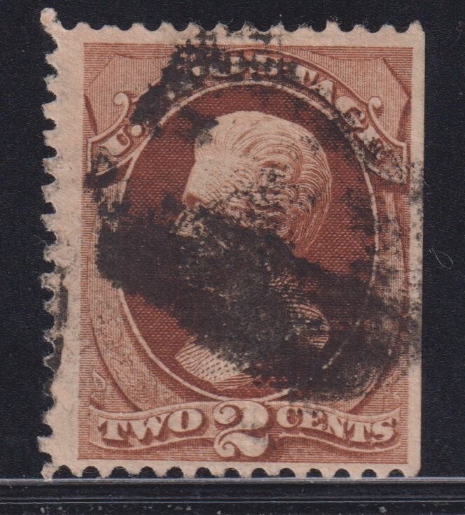 US SC#135- Used, F, Split "H Grill"