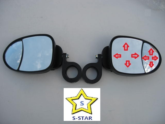 Patent Commander UTV Easy View Side View Mirror Set (Pair)