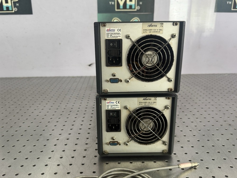 Avantes AvaLight-DH-S-BAL UV Halogen Light Source x2 As-Is
