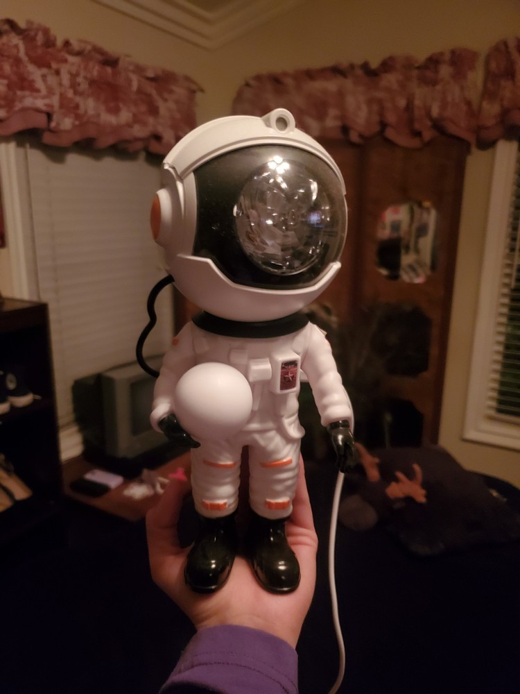 Rossetta Astronaut Galaxy LED Night Light Projector Remote Timer Color Changing