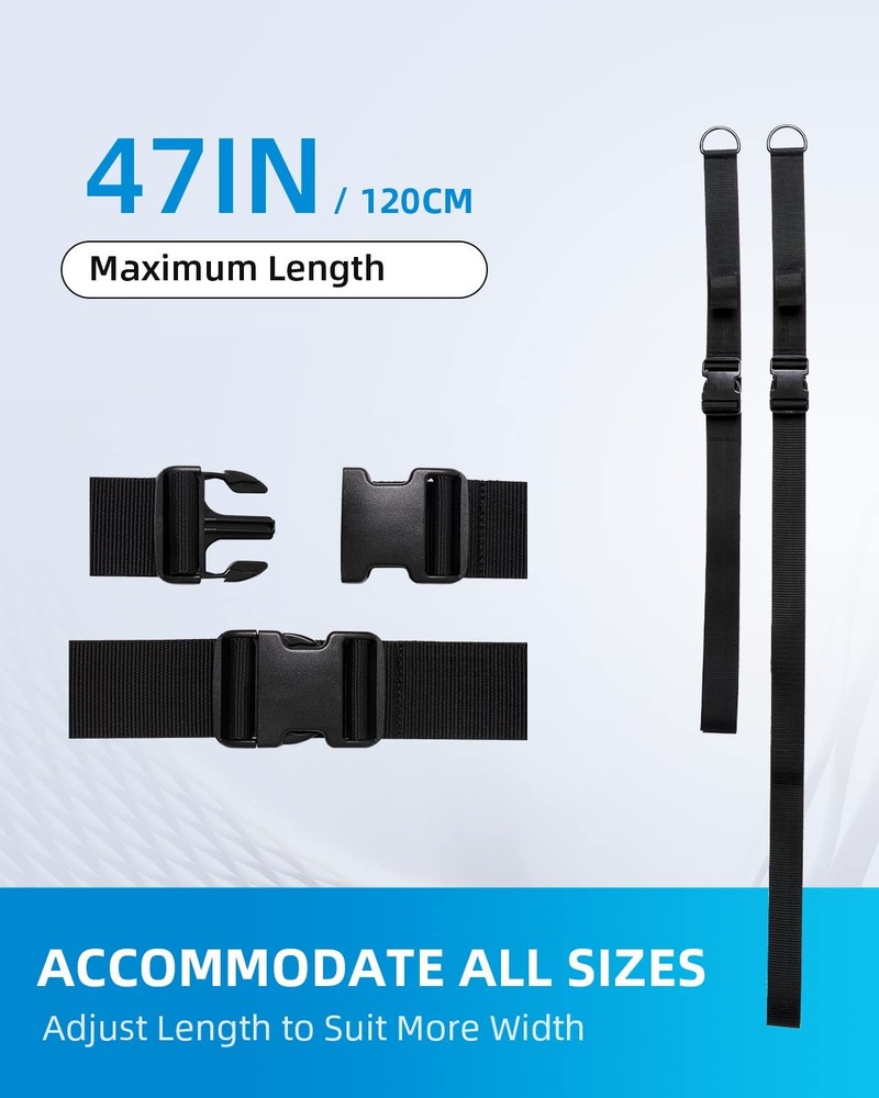 SUP Kayak Carry Strap Adjustable Shoulder Strap with Clips, New Version for P...
